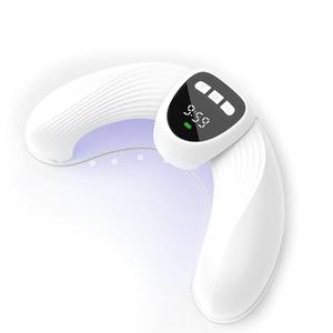 Longtor Home Toenail Repair Treatment Device – Rechargeable 18 LED Dual Wavelength UV Lamp for Multiple Toenails & Fingernails, Smart Sensor, 3 Modes with Adjustable Timer