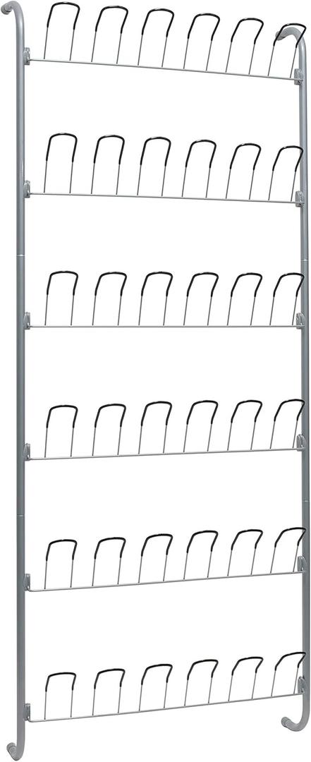 Organize It All Over-The-Door 18 Pair Hanging Wire Shoe Rack