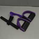 Multifunction Tension Rope, 6-Tube Elastic Yoga Pedal Puller Resistance Band, Natural Latex Tension Rope Fitness Equipment, for Abdomen/Waist/Arm/Leg Stretching Slimming Training (Purple)