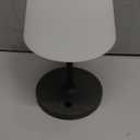 WEILAILUX Outdoor Battery Operated Table Lamp Waterproof, 4000mAh Cordless Table Lamp Rechargeable, Touch Dimmable Desk Lamp, LED Night Light for Patio Camping Restaurant Home, H9.6in, Dark Grey