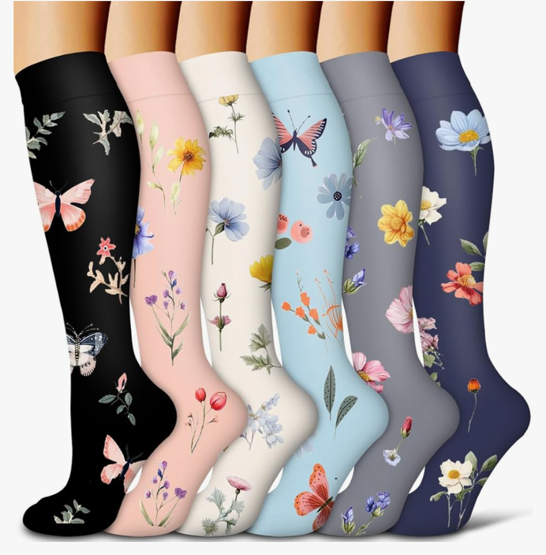 COOLOVER Compression Socks for Women and Men - Best for Circulation, Running, Athletic, Recover, Nurse, Travel