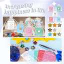 Tondiamo 60 Sets Pocket Hug Token for Graduation, 0.8 in Natural Star Worry Stones with Cards and Organza Bags, Class of 2026 Pocket Tokens Star for Friend, Graduate Teacher