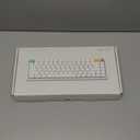 nuphy Air75 V3 Hot Swappable Wireless Mechanical Keyboard, 84 Keys 75% Custom Low Profile Keyboard with Knob, RGB Backlit, Gasket Mounted, Support Bluetooth/2.4GHz/USB-C,White-Red Nano