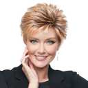 Raquel Welch Candid Capture Short Chic Textured Crop Wig by Hairuwear, Average Cap, RL16/88 Pale Golden Honey
