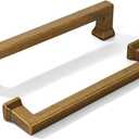 khtumeware 10 Pack 5inch(128mm) Hole Center Vintage Antique Brass Cabinet Pulls Heavy-Duty Solid Cabinet Hardware Pulls for Kitchens, bathrooms and Dresser Handle