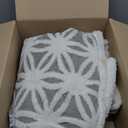 LOMAO Sherpa Fleece Blanket for Mom Cozy Soft Throw Blanket for Women Men Easter Gifts Dual Sided Couch Sofa Bed Blanket (Grey, 71''x 80'')