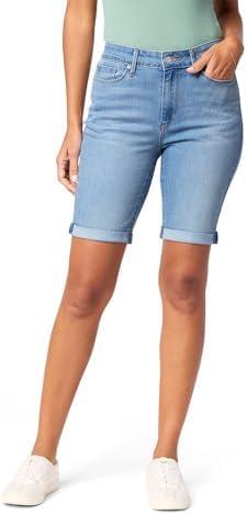 Signature by Levi Strauss & Co. Gold Women's Mid-Rise Bermuda Shorts 29w