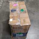 Serta Fairbanks Big & Tall Executive Office Chair, Ergonomic Comfy High-Back ComputerChairs with Lumbar Support, Semi-Plush Seat Cushion, Padded Armrests, Nylon Swivel Base, Bonded Leather, Cognac (350lbs)