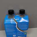 sodastream 1L Twin Pack Dishwasher Safe Slim Bottle (Black)