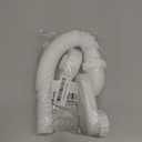 Flexible Bathtub Drain Pipe, Upgraded No-leak Low Profile 1 1/2 P Flat Drainage Pipe Kit, Flat P Trap Freestanding Tub Drain Flex-Drain for Bath