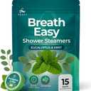 Shower Steamer with Eucalyptus Shower Bombs | 15 Extra Thick Tablets | Menthol Shower Steamers Aromatherapy | Self-Care and Body Restore Shower Steamer | Relaxing Vapor Shower Tablets by Perfa