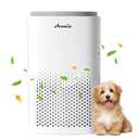Air Purifiers for Home Large Room Bedroom Up to 1800Ft², Avamia H14 HEPA Air Purifier for Pets with Laser Air Quality Sensor and Sleep Mode, Air Filter Cleaner for Dust, Smoke, Pets Hair, Odor, Pollen