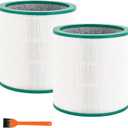 2 Pack Dyson TP02 Air Purifier True HEPA Filters Replacement for Dyson Pure Cool Link TP01, TP02, TP03, AM11, BP01 Tower Air Purifier, Compare to Part # 96812603 2 Pack TP02 Air Purifier True Filters