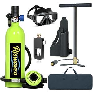 1.0L Mini Scuba Tank Portable Oxygen Tank for Snorkeling