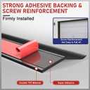 Garage Door Seal Top and Sides - 40 Ft Garage Door Weather Stripping Side Seal, Heavy Duty Weatherproof TPE, Insulates, Prevents Drafts, Easy Installation for Homeowners and DIYers