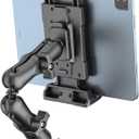 OHLPRO Dashboard Mount Tablet Holder for Car Heavy Duty Drill Base, for iPad Pro Samsung Galaxy Kindle fire 5"- 13" All Tablets, Universal Adjustable Arm Tablet Car Mount for Wall/Truck/Desk, etc. (8 in support arm)