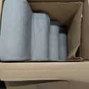 Dog Stairs for Small Dogs and Cats, 20" H 4 Steps Dog Ramp for High Beds, Couch, Sofa, Waterproof Pet Stairs with Removable Washable Cover, Non-Slip Sturdy Pet Steps (Gray)