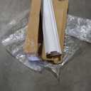 ChrisDowa Cordless Blackout Roller Shades for Windows, Striped Free-Stop Window Blinds with Privacy, Thermal Insulated Window Shades for Home, Office and Door. White, 70" W x 72" H