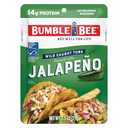 Bumble Bee Jalapeno Seasoned Tuna, 2.5 oz Pouch - Ready to Eat - Wild Caught Tuna Packet - 14g Protein per Serving - Gluten Free Pack of 12