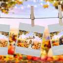 8X6FT Fall Photo Backdrop Thanksgiving & Autumn Forest Scene with Pumpkins Fall Photography Backdrop YY-2535