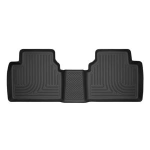 Husky Liners Weatherbeater Floor Mats | Fits 2006-2009 Ford Fusion & Mercury Milan; 2007-2009 Lincoln MKZ | 2nd Row, 1-pc Black - 11221