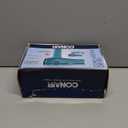 Conair Cord-Keeper Dryer with Folding Handle and Retractable Cord, 1875W Travel Hair Dryer, Ionic Technology, Teal (Blue)