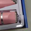 Dog Grooming Clippers Kit-Electric Rechargeable Cat Trimmer Tools-Cordless Quiet Pet Nail Paw Grinder-4 in 1 Multifunctional Low Noise Shaver-Razor for feet Face Ears Toenail EyePink