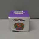 Sensory Activity Board:Sensory Activity Cube Silicone Fingertip Toys,for Kids & Adults Silence, No Confusion, Calm for Anxiety,ADHD & Autism |Portable 21 Strings |3 Years+(Purple)