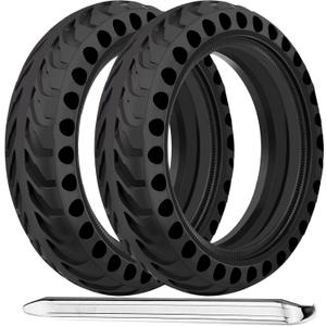 TOUBEUU Solid Tires 8.5x2 Inches for Electric Scooter, 50/75-6.1Replacement Wheels, Rubber Tyre 8-1/2'' for Gotrax GXL V2/XR/APEX & Xiaomi M365/M365 Pro/Pro 2/1S and All 8.5'' Scooter- Black(2PCS) TOUBEUU Solid Tires 8.5x2 Inches for Electric Scooter, 50/75-6.1Replacement Wheels, Rubber Tyre 8-1/2'' for Gotrax GXL V2/XR/APEX & Xiaomi M365/M365 Pro/Pro 2/1S and All 8.5'' Scooter- Black(2PCS)