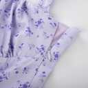 Belle Poque Vintage Floral Dress for Women 2026 Summer A-line Sleeveless Flowy Midi Elegant Wedding Guest Cocktail Dress (Purple, XL)