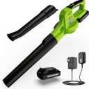 Leaf Blower Cordless,Electric Leaf Blower with a 20V 10C 2000mA Battery and Charger, Variable Speed, Leaf blowers for Lawn Care, Patio, Home