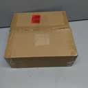 BAG BOX 100 Pack 5.9x3.1x8.25 Inch White Gift Bags with Handles,Bulk Kraft Paper Bags for Shopping, Retail, Merchandise, Wedding, Party Favors, Paper Grocery Sacks