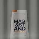 QTlier for iPhone 16 Case, 360 Rotatable Ring Stand, Raised Camera Frame, Shockproof Case Compatible with MagSafe, Case for iPhone 16, Translucent Lilac