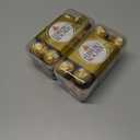 2 x Ferrero Rocher, Premium Milk Chocolate Hazelnut, Individually Wrapped, Chocolate Gift Box, 16 Count, 7 oz (EXP 09/29/25)