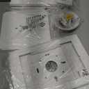 AboveTEK Anti-Theft iPad Kiosk Stand, POS iPad Security Stands, Aluminum Locking Tablet Stand with Heavy Duty Base, 360° Swivel & 75° Tilt, Retail Desk Mount for Business & Commercial Use (White)