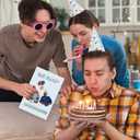 2 x Funny Birthday Card For Friend Husband Boyfriend Men Women Sister Brother Rude Humorous Birthday Offering For Him With Design - Blank Inside Premium Cardstock With Envelope (5)