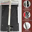 Heavy Duty Laminate/Vinyl Plank Cutter 13"; Instant 15/30/45 Angles to Cut Laminate, All Vinyl Planks, Engineer Wood, Siding & More in Just 1 Step; Super Cost-effective for Thanksgiving