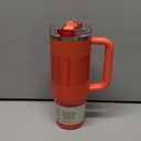 STANLEY Quencher ProTour Flip Straw Tumbler with Leakproof Lid | Built-In Straw & Handle | Cupholder Compatible for Travel | Insulated Stainless Steel Cup | BPA-Free (30 Ounces, Hot Coral Fade)