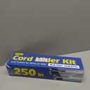 250in Cord Hider Kit, Cord Covers for Wires on Wall, Paintable Cable Raceway, Cord Hider for Wall Mount tv, tv Cable Hider Wall kit, Wire Covers for Cords, 16X L15.75 X W0.96in X H0.57in, White