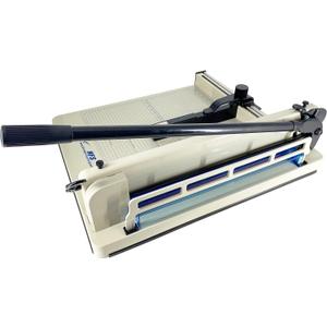 HFS(R) Heavy Duty Guillotine Paper Cutter 400 Sheet Capacity | Solid Steel Construction (A3-17'' paper cutter)