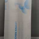 BWE Black Kitchen Faucet with Pull Out Sprayer 3 Spray Modes Farmhouse Single Handle High Arc Kitchen Sink Faucet with Deck Plate Com Bar Pull Down Sprayer