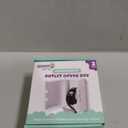 Outlet Cover BOX Baby Proofing (2 Pack) Patented Dual-Lock for Much Better Toddler Proofing, Easier Operation, Simple 3 Step Install with Included Screws. Provides Extra Space Inside for Plugs (White)