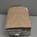 LBRO2M Plastic Straw Outdoor Rug Waterproof Rugs 8X10 UV Resistant Moroccan Geometric Reversible RV Rug for Outside Camping Rugs for Patio, Picnic, Beach (8X10, Brown)