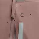 COMHOMA Makeup Vanity Desk with Mirror and Lights, Vanity Table and Chair Set with 5 Drawers and Charging Station, Bedroom Dresser LED Mirror Stepless Dimmable & 3 Color Modes Adjustable, Pearl White (Large)