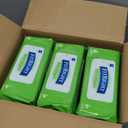 FitRight Aloe Personal Cleansing Cloth Wipes, Scented, 8 x 10 inch Adult Large Incontinence Wipes, 68 Count, Pack of 12