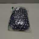 MakeMeChic Women's Polka Dots Halter Dress Tie Sleeveless Pleated A Line Flare Mini Dresses Light Blue X-Small