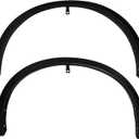 SecosAutoparts 2PCS Front Fender Flares, Fender Molding Trim Fit for Nissan Rogue Sport 2014-2019 Replace# 638609TA1A 638619TA1A NI1291101 NI1290101, Left Right Side Wheel Fender Trims