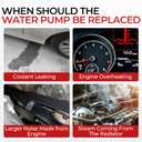 Electric Engine Water Pump with Thermostat 11517632426 Compatible with BMW 135i, 335i, 335i xDrive, 335is, 335xi, 535i, Z4, 2007-2016, 3.0L L6, Replace OE# 11517563659, 11517588885