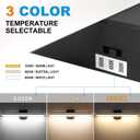 SineRise LED Modern Bathroom Vanity Light Bar (24-Inch, 3000K/4000K/6000K), Matte Black Dimmable Modern Acrylic Bathroom Wall Lighting Fixtures Over Mirror