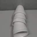 Small Lamp Shades Clip on Bulb, Chandelier Shades Set of 6, Mini Linen Lampshade 3.5x5x5.5in Small Lamp Shade for Chandelier Lamp Replacement (White)